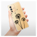 Odolné silikónové puzdro iSaprio - Three Dandelions - black - Vivo V23 5G