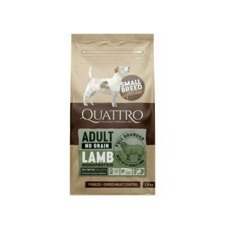 QUATTRO Dog Dry SB Adult Lamb 1,5kg 1 + 1 zadarmo