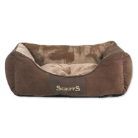 Pelech Scruffs Chester Box Bed čokoládový S 50x40cm