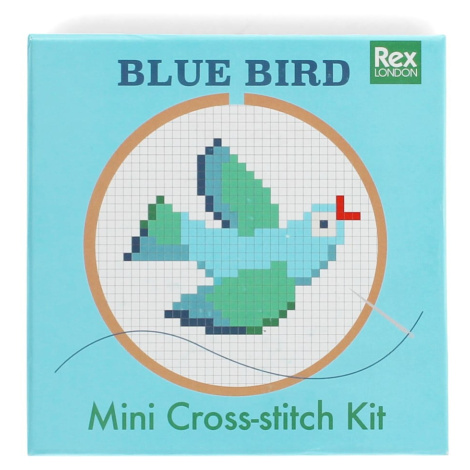 Kreatívna súprava Cross-stitch Kit Blue Bird – Rex London