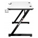 DomTextilu Moderný herný stôl v elegantnej bielej farbe HUZHERO-2-5-WHITE Biela