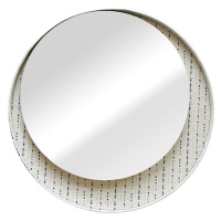 Dekoratívne nástenné zrkadlo SENSE biele