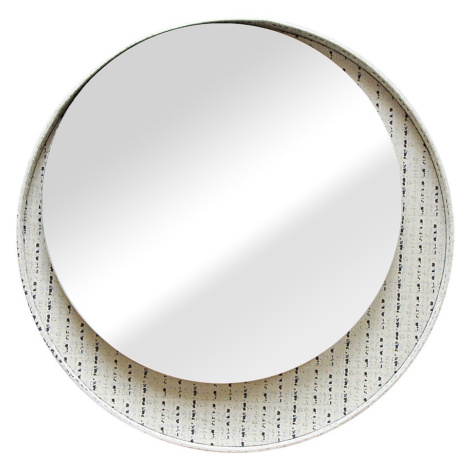 Dekoratívne nástenné zrkadlo SENSE biele