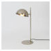 Stolná lampa Miro, strieborná farba, výška 58 cm, železo/mosadz