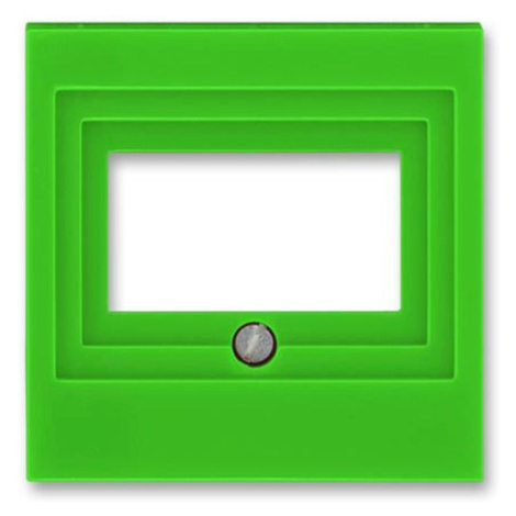 Kryt zásuvky USB/HDMI/VGA/repro zelená Levit (ABB)