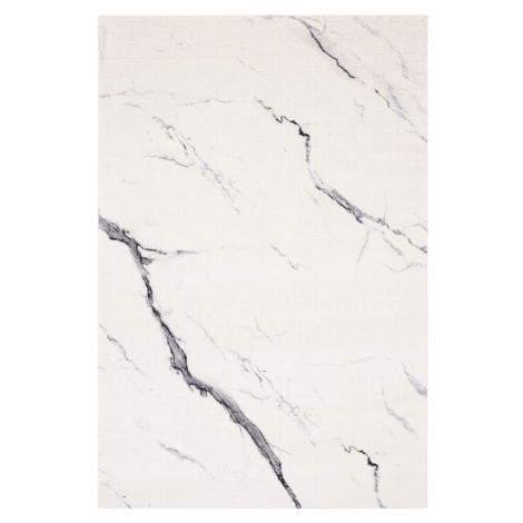 Krémovobiely vlnený koberec 160x240 cm Marble – Agnella