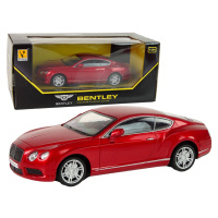 mamido Elektrické autíčko Bentley 1:24 s Trecí Pohonom, Červené