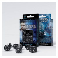 Q-Workshop Classic RPG Dice Set (7 dice) černá/bílá