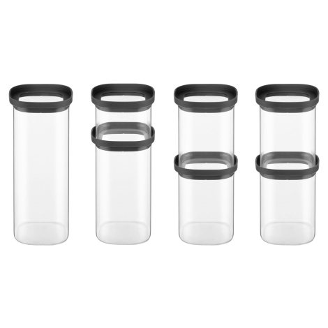 Siguro Súprava dóz na potraviny ViewStash, 0,5 l + 4 x 1 l + 1,5 l + 2 l, 7 ks