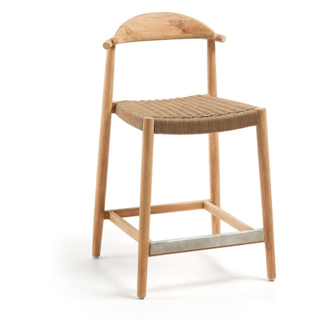 Barová stolička z eukalyptového dreva Kave Home Glynis