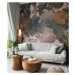 WALLCOLORS Dragonfly Garden Pink Wallpaper - tapeta POVRCH: Prowall Eco