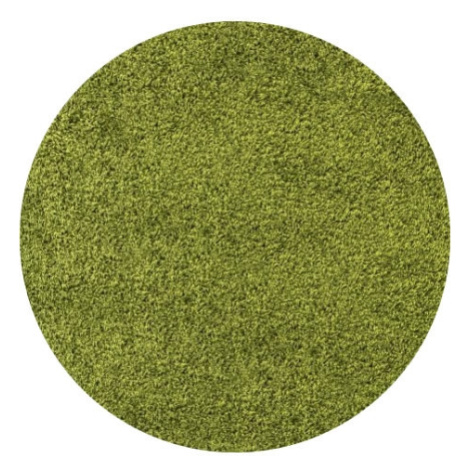 Kusový koberec Life Shaggy 1500 green kruh Rozmery koberca: 120x120 kruh Ayyildiz