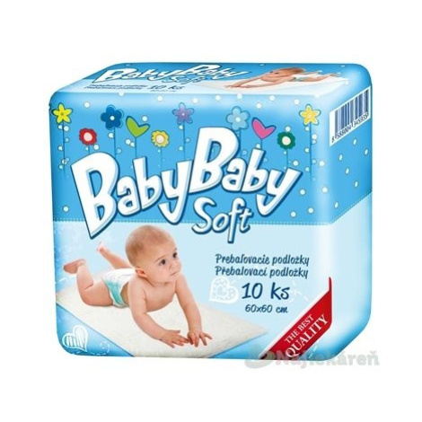 BabyBaby Soft prebaľovacie 60 x 60 cm 10 ks