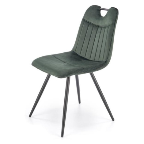 Sconto Jedálenská stolička SCK-521 tmavozelená Houseland