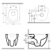ISVEA - INFINITY závesná WC misa, Rimless, 36,5x53cm, Ivory 10NF02001-2K