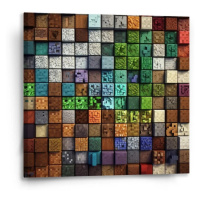 Obraz Blocks Abstract - 50x50 cm