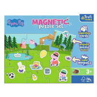 Trefl Magnetické puzzle Peppa a jej zábava