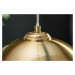 LuxD 21371 Dizajnová závesná lampa Giovani, 30 cm zlatá závesné svietidlo