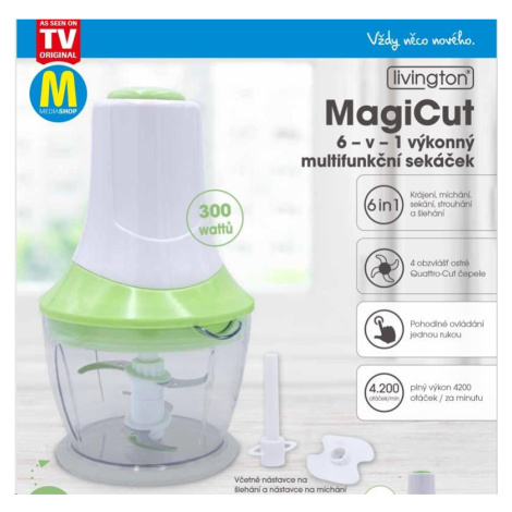 Livington MagiCut - 6v1 výkonný multifunkčný sekáčik MediaShop