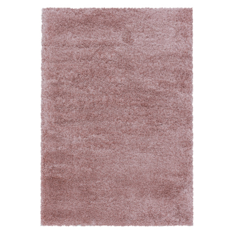 Kusový koberec Fluffy Shaggy 3500 rose - 140x200 cm Ayyildiz koberce
