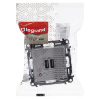 Nabíjačka 2xUSB 2,4A/5V DC biela Valena Life (Legrand)