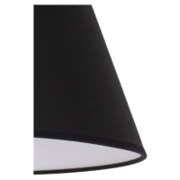 Tienidlo na lampu Sofia výška 21 cm, čierna/biela