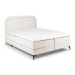 Béžová boxspring posteľ s úložným priestorom 180x200 cm Eclipse – Cosmopolitan Design