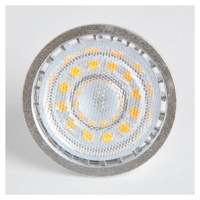 Lindby LED reflektor, GU10, 5 W, číry, 3 000 K, 55°