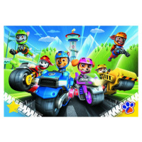 Puzzle Labková patrola na motorkách Paw patrol 100 dielikov, 41x27,5 cm, v krabici 29x19x4 cm