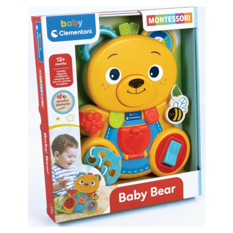 Clementoni - Montessori baby medvedík Busy