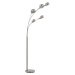 vidaXL Stojanová lampa strieborná 200 cm 5 x E14