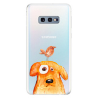 Odolné silikónové puzdro iSaprio - Dog And Bird - Samsung Galaxy S10e