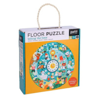 PETITCOLLAGE Podlahové puzzle Ilustrované učebné hodiny
