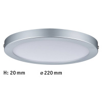 Paulmann Atria stropné LED svietidlo Ø 22 cm chróm