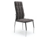 HALMAR K416 jedálenská stolička tmavosivá (Velvet) / chróm
