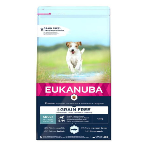 Euk Adult Small & Medium Grain Free OF 3kg Eukanuba