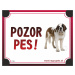 HP product for Happy Pets Tabulka "POZOR PES"  - bernardin