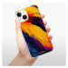 Odolné silikónové puzdro iSaprio - Orange Paint - iPhone 15