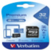 VERBATIM MicroSDHC karta 32GB Premium, U1 + SD adaptér