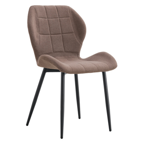 Jedálenská stolička, hnedá/čierna, MAKENA TYP 1 Tempo Kondela