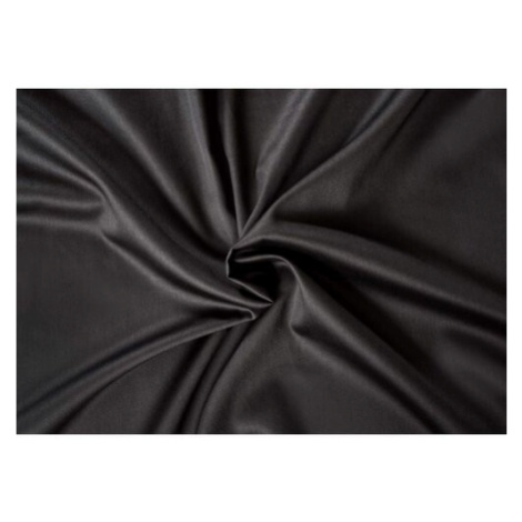 Kvalitex Saténové prestieradlo Luxury collection čierna, 160 x 200 cm