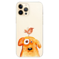 Odolné silikónové puzdro iSaprio - Dog And Bird - iPhone 12 Pro