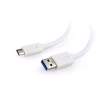 Kabel CABLEXPERT CCP-USB3-AMCM-6-W USB 3.0 AM na Type-C kabel (AM/CM), 1,8m, bílý