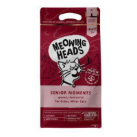 MEOWING HEADS Senior Moments NEW 1,5kg zľava