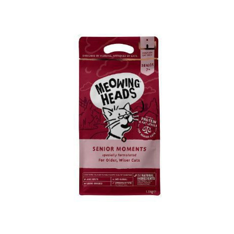 MEOWING HEADS Senior Moments NEW 1,5kg + 2 kapsičky ZADARMO