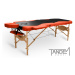 Skladací masážny stôl TANDEM Profi W2D DUO Farba: čierno-oranžová