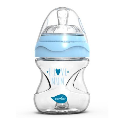 Fľaštička 140ml, Glass/Blue GB NUVITA