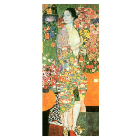 Reprodukcia obrazu Gustav Klimt - The Dancer, 70 × 30 cm Fedkolor