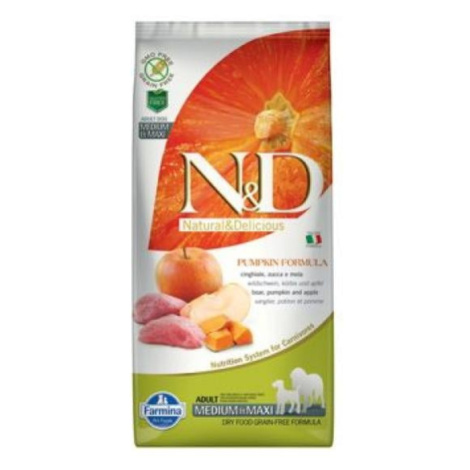 ND Dog Pumpkin Adult M/M 12kg kanec,jablko N&D