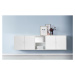 Biela nízka komoda 220x61 cm Mistral - Hammel Furniture